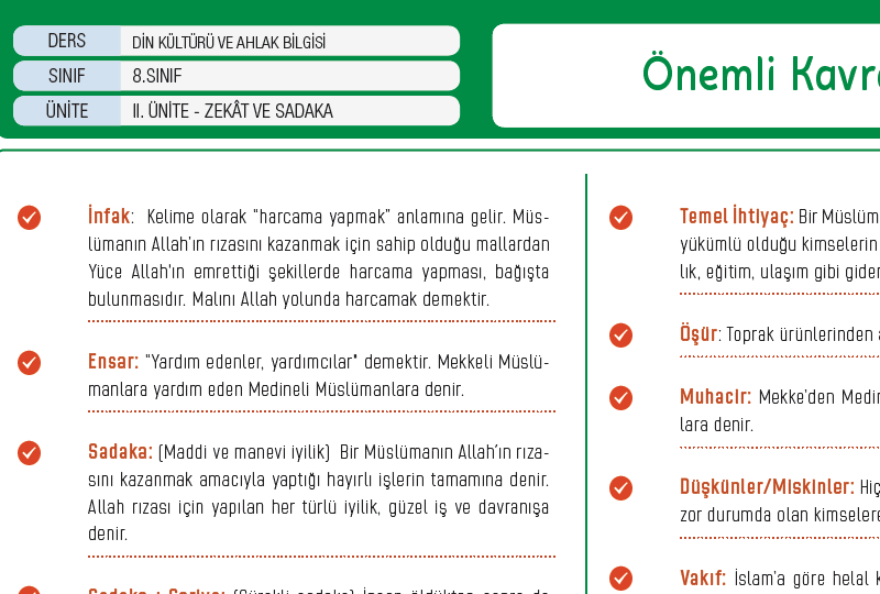 Din Kulturu Ve Ahlak Bilgisi Materyalleri